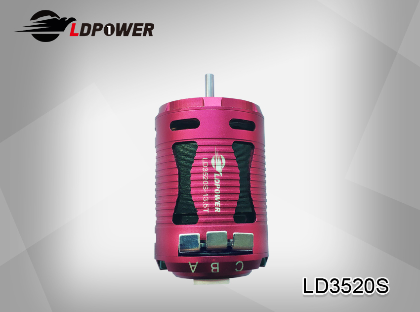 LDPOWER 3520-3 10.5T-21.5T 有感无刷内转电机  1:10遥控车使用