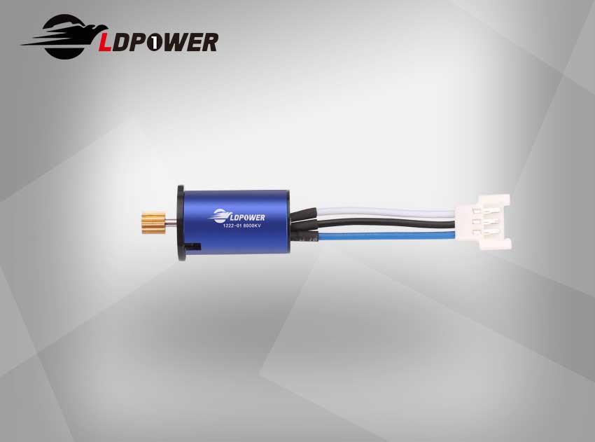 LDPOWER 1222-01-8000KV  2 pole sensorless  Inrunner brushless motor for 1:24  RC car
